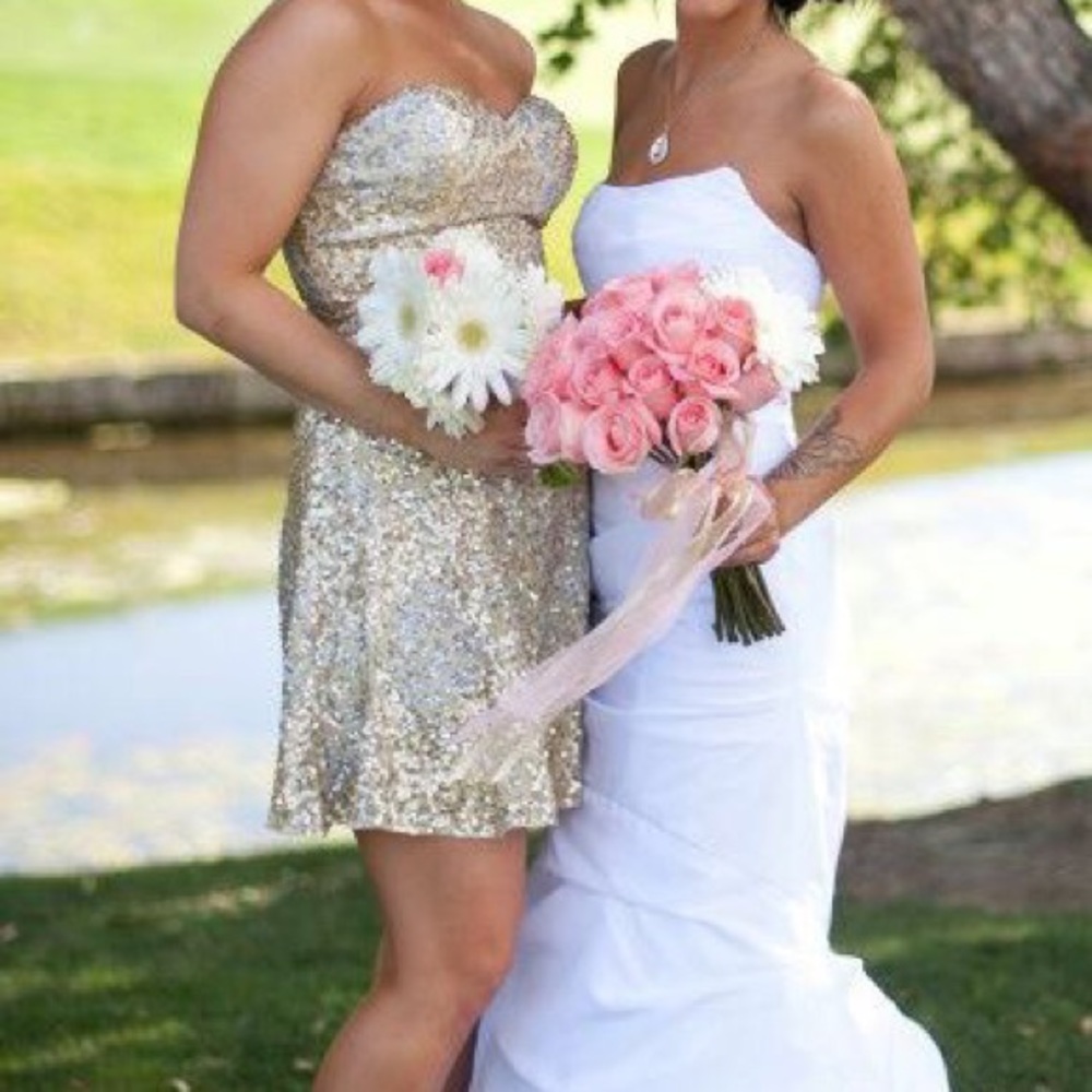 Scala Strapless Short Dress